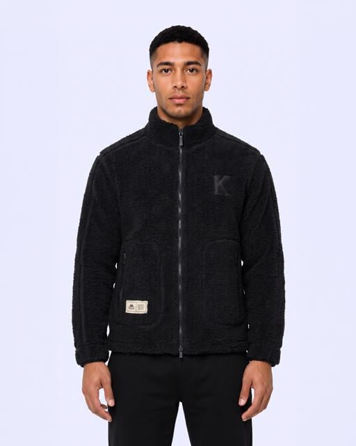 Siyah Authentic Karl Erkek Siyah Regular Sherpa Mont - KAPPA® Türkiye