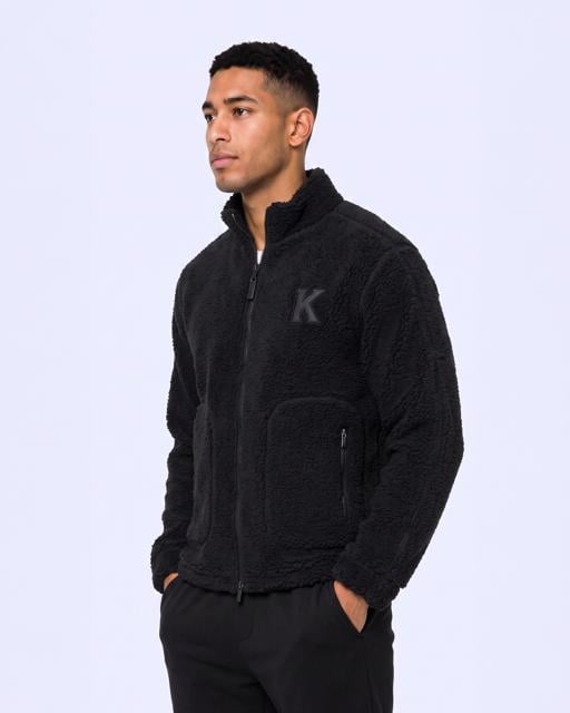 Siyah Authentic Karl Erkek Siyah Regular Sherpa Mont - KAPPA® Türkiye