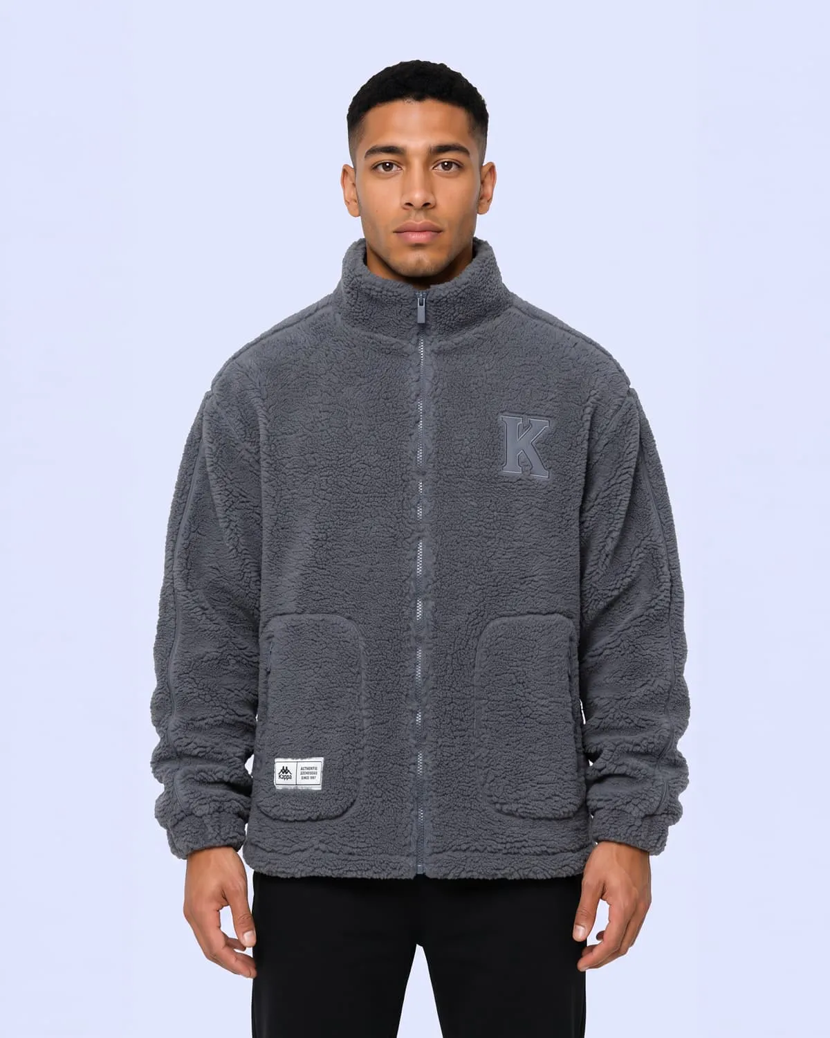 Gri Authentic Karl Erkek Gri Regular Sherpa Mont