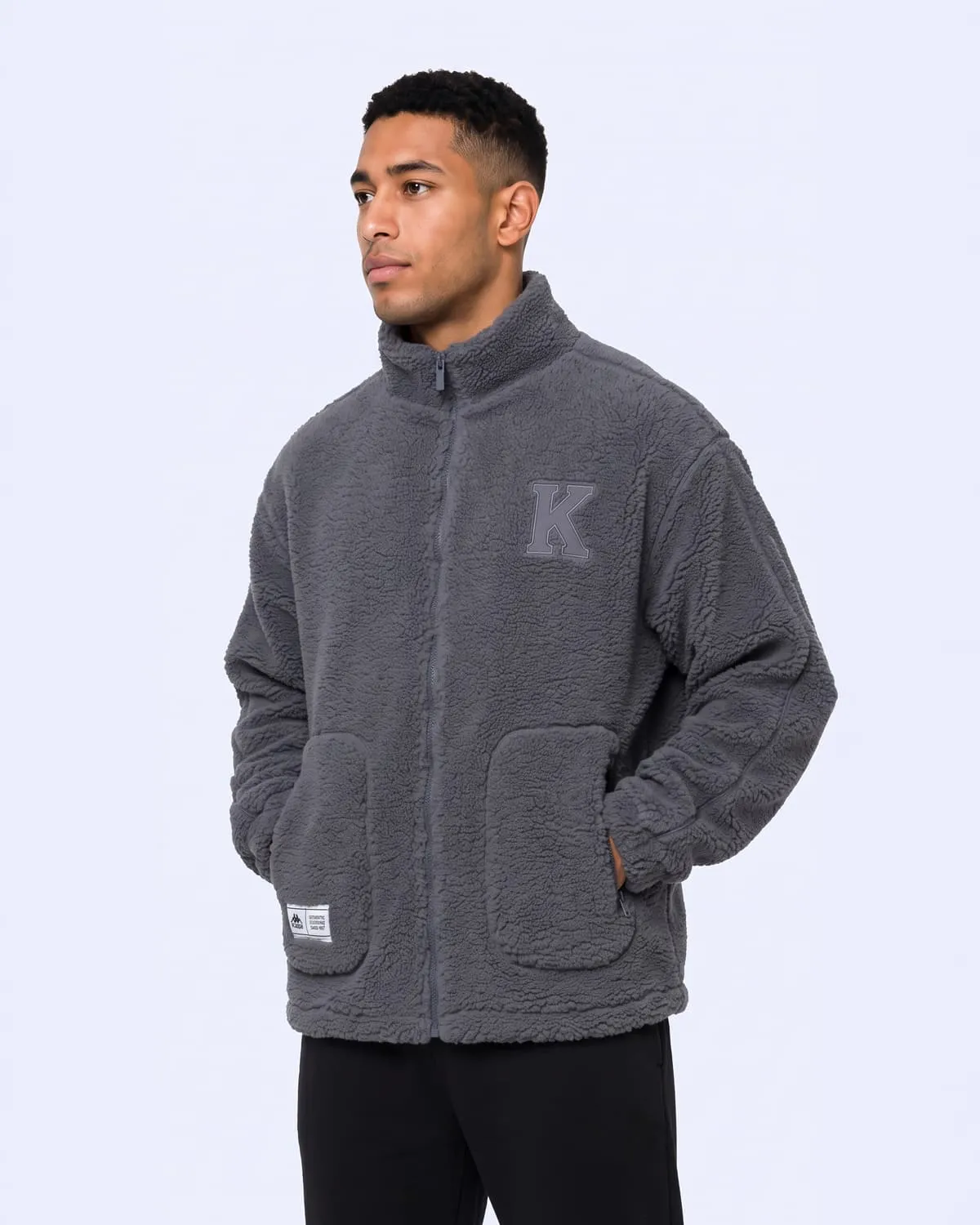 Gri Authentic Karl Erkek Gri Regular Sherpa Mont