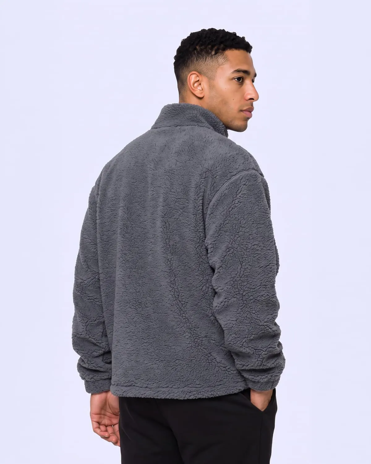 Gri Authentic Karl Erkek Gri Regular Sherpa Mont