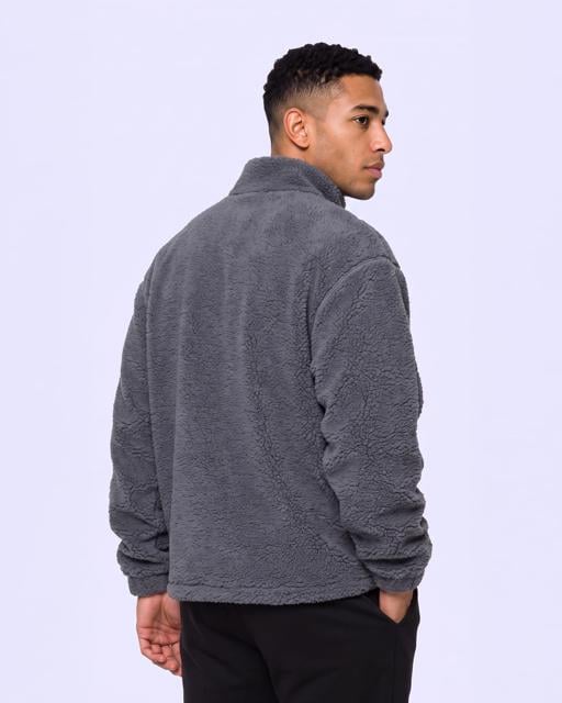 Gri Authentic Karl Erkek Gri Regular Sherpa Mont - KAPPA® Türkiye