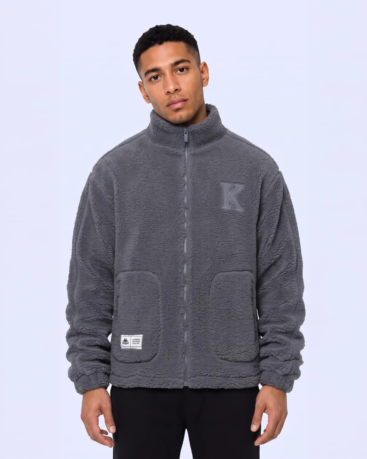 Gri Authentic Karl Erkek Gri Regular Sherpa Mont