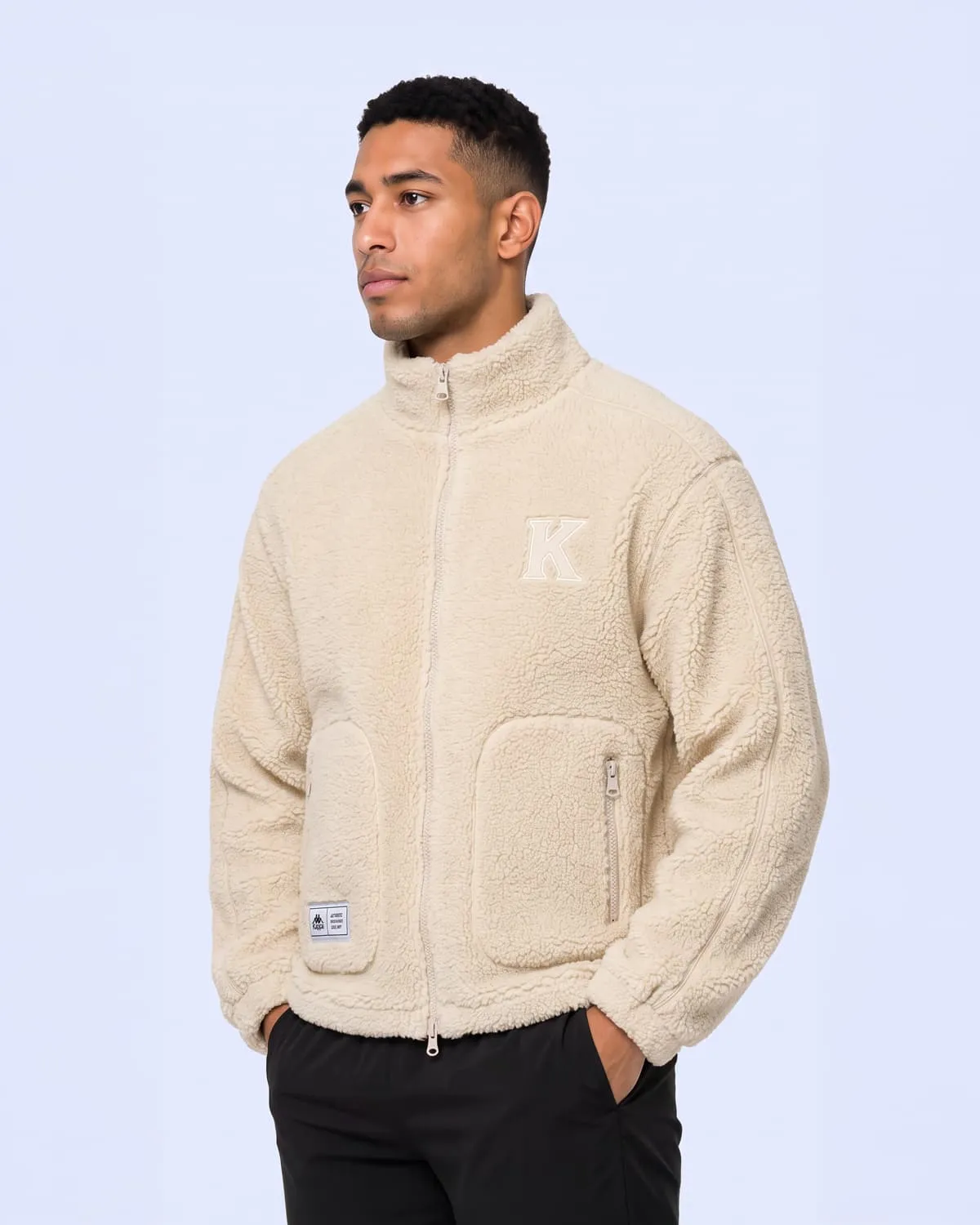 Bej Authentic Karl Erkek Bej Regular Sherpa Mont