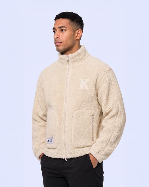 Bej Authentic Karl Erkek Bej Regular Sherpa Mont - KAPPA® Türkiye