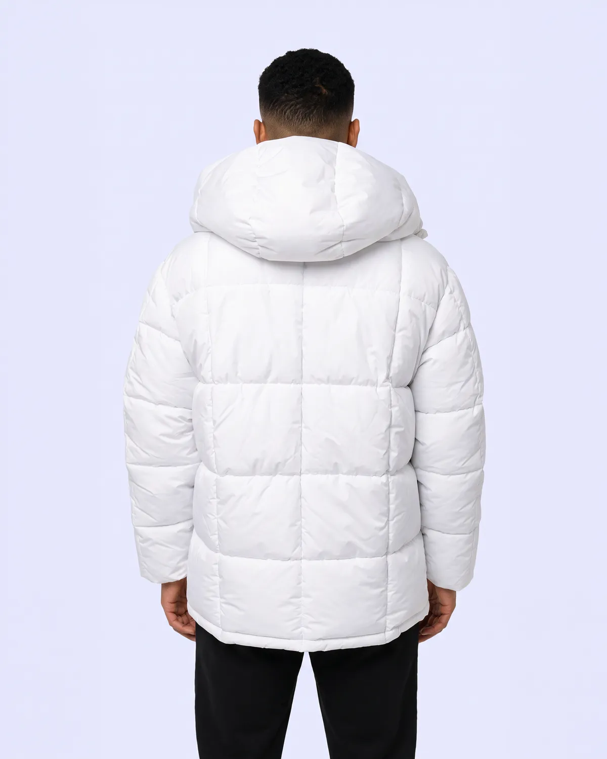 Beyaz Authentic Olmy Erkek Beyaz Comfort Şişme Mont