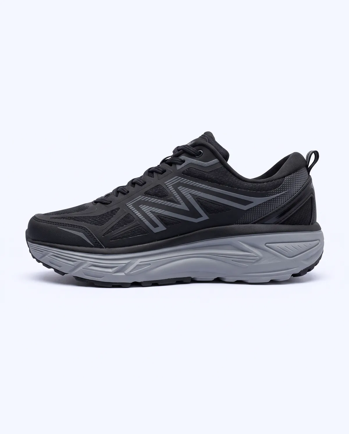Siyah Ajuste Erkek Siyah Sneaker