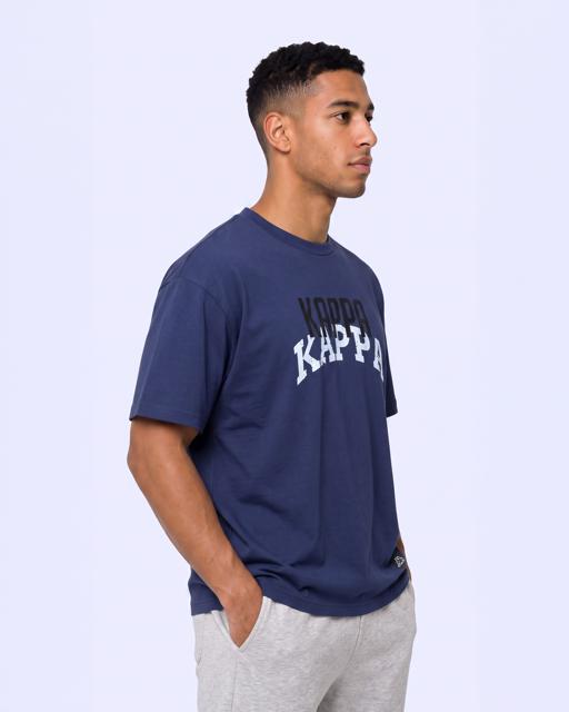 Mavi Logo İxtal Tur Erkek Mavi Regular Tişört - KAPPA® Türkiye