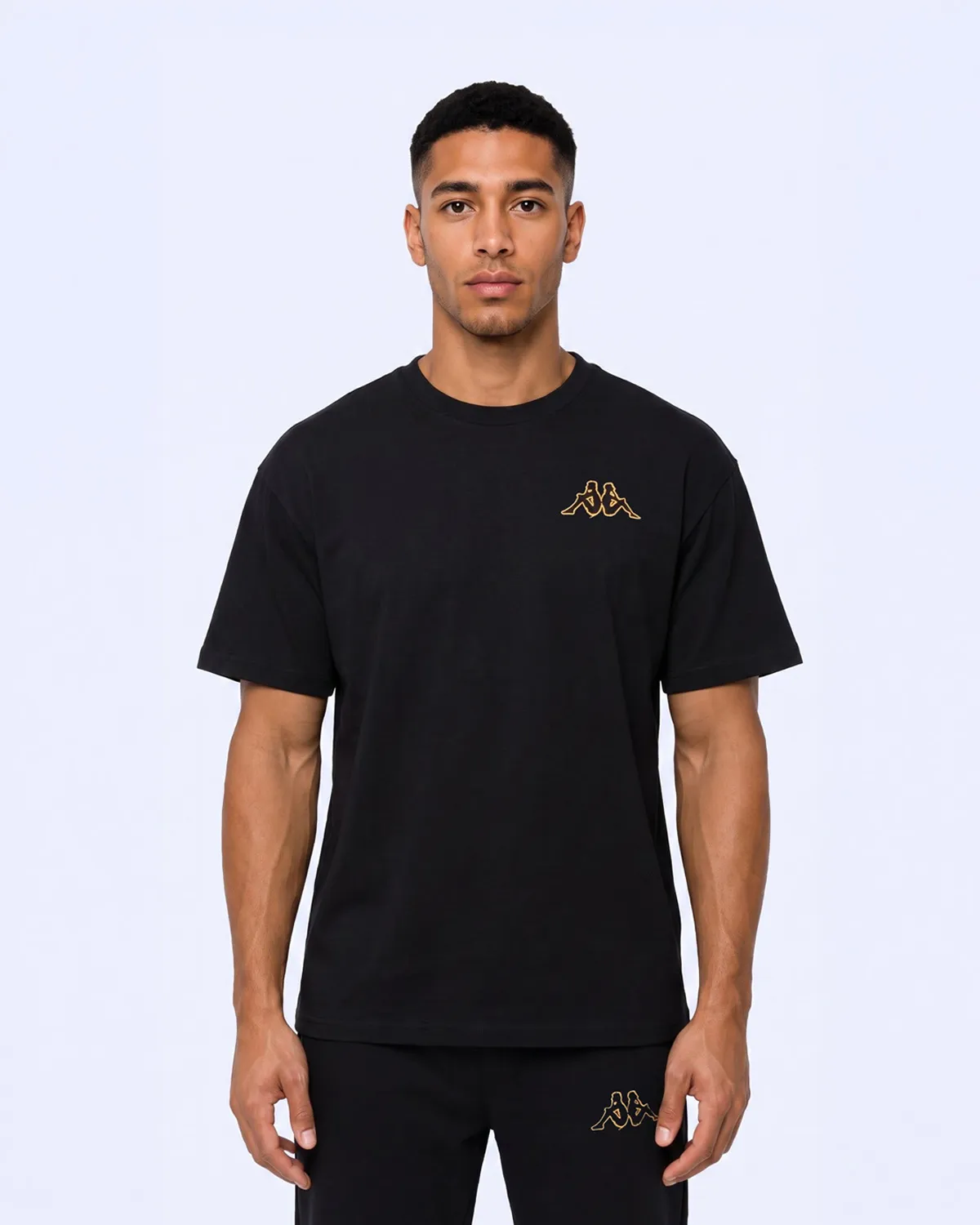 Siyah Authentic Omasy Tur Erkek Siyah Oversize Tişört