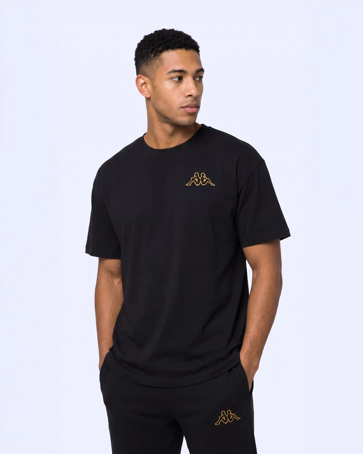 Siyah Authentic Omasy Tur Erkek Siyah Oversize Tişört