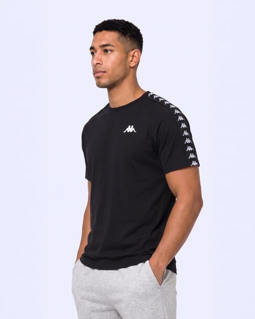 Siyah 222 Banda Andry T-Shirt Erkek Siyah Regular Tişört - KAPPA® Türkiye