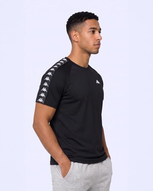 Siyah 222 Banda Andry T-Shirt Erkek Siyah Regular Tişört - KAPPA® Türkiye