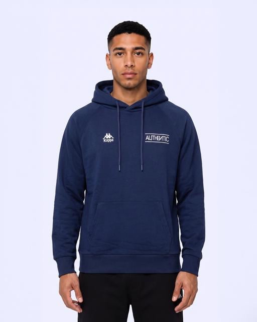 Mavi Authentic Origin Tur Erkek Dark Tone Oversize Hoodie - KAPPA® Türkiye