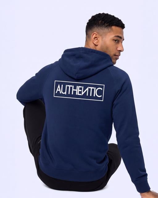 Mavi Authentic Origin Tur Erkek Dark Tone Oversize Hoodie - KAPPA® Türkiye