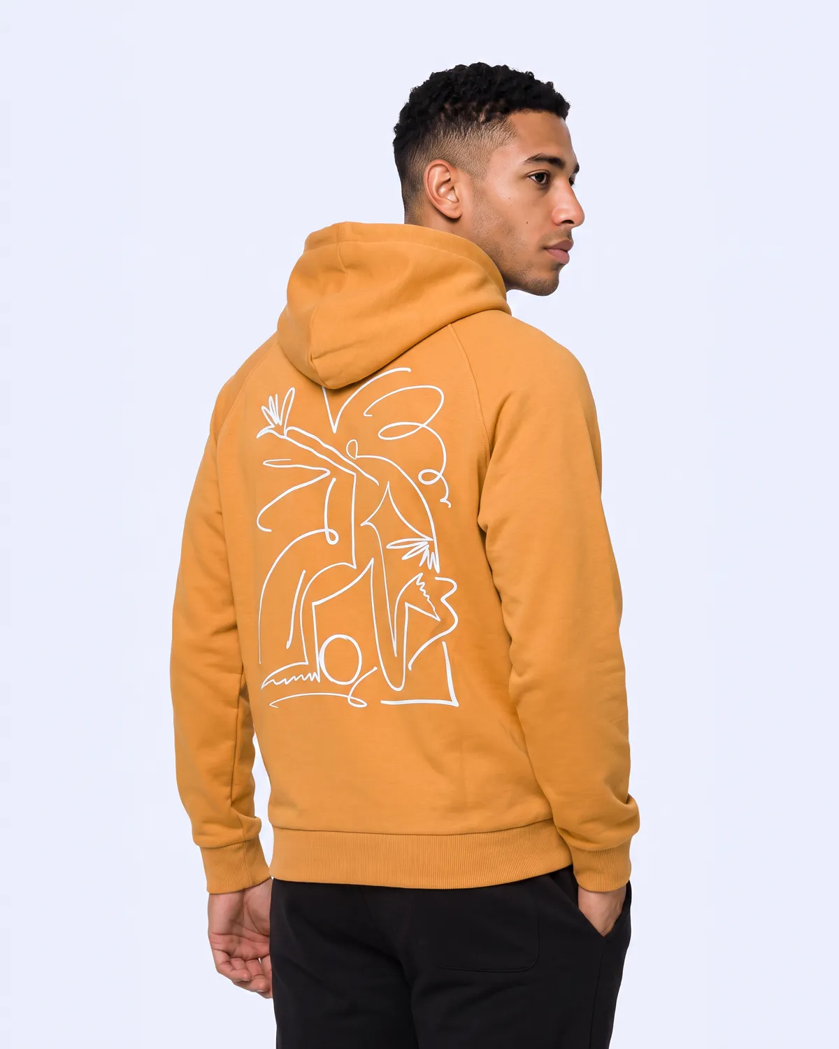 Turuncu Authentic Onial Tur Erkek Koyu Turuncu Oversize Hoodie