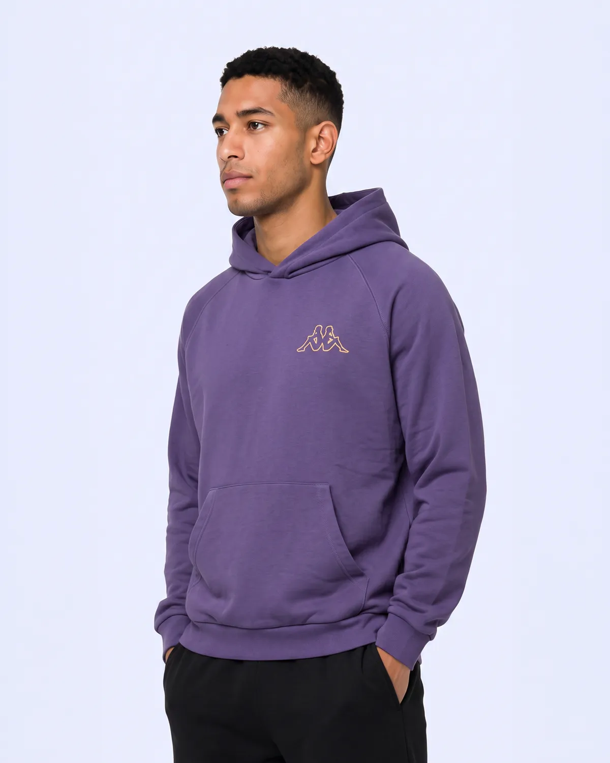 Mor Authentic Onial Tur Erkek Mor Viyole Oversize Hoodie