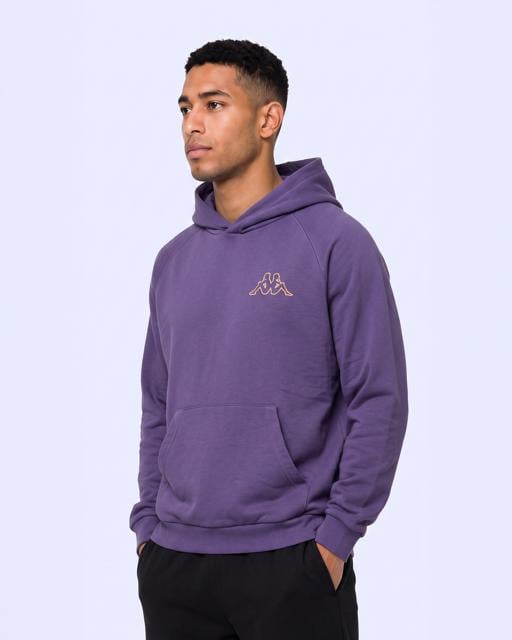 Mor Authentic Onial Tur Erkek Mor Viyole Oversize Hoodie - KAPPA® Türkiye