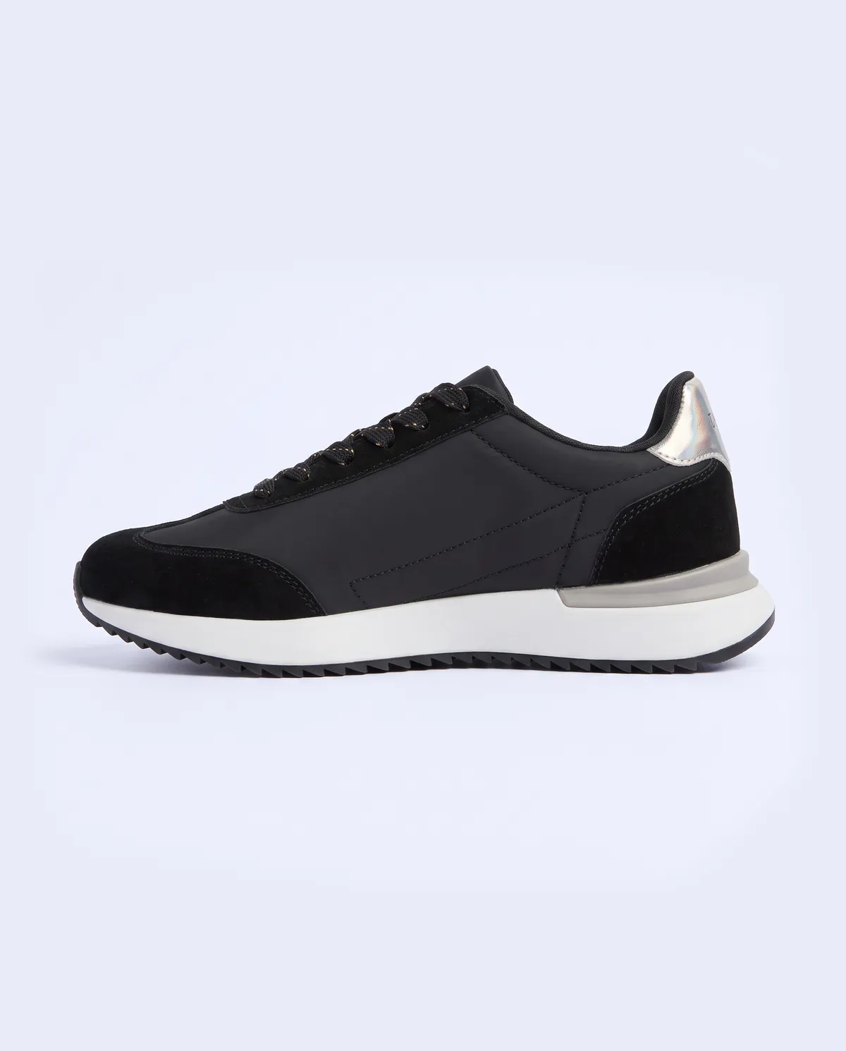 Siyah Placa Kadın Siyah Sneaker