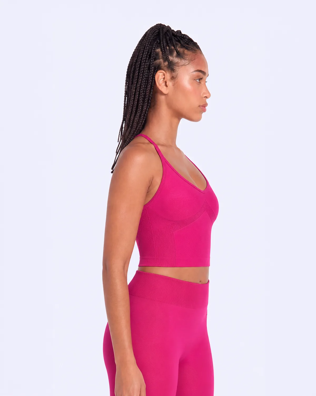 Pembe Gelly Kadın Fuşya Pembe Skin Atlet