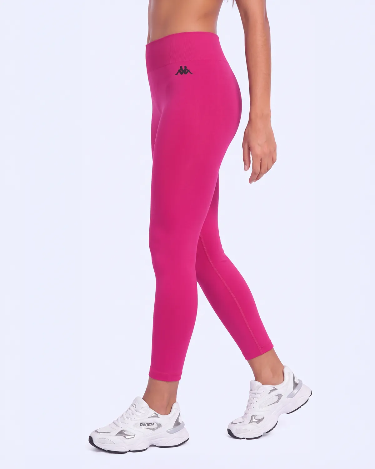 Pembe Sida Tayt Kadın Fuşya Pembe Slim Tayt