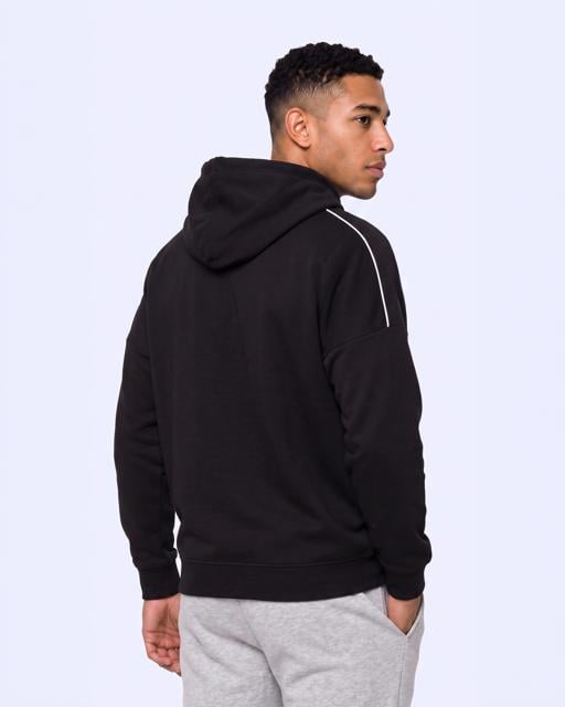 Siyah Logo İrente Tur Erkek Siyah Regular Hoodie - KAPPA® Türkiye