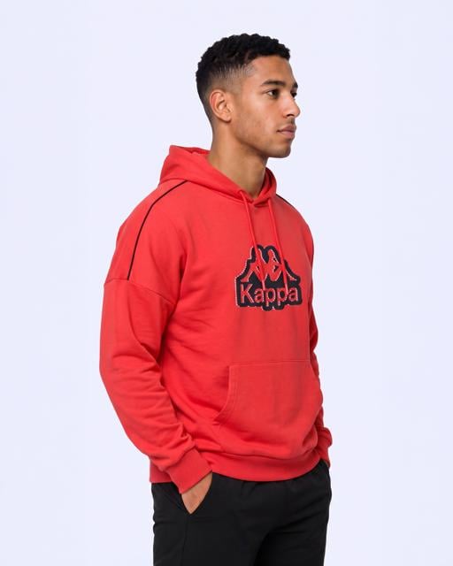 Turuncu Logo İrente Tur Erkek Koyu Turuncu Regular Hoodie - KAPPA® Türkiye