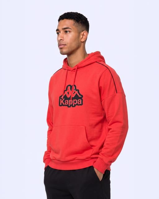 Turuncu Logo İrente Tur Erkek Koyu Turuncu Regular Hoodie - KAPPA® Türkiye