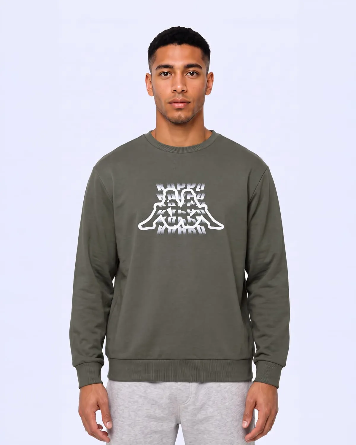 Yeşil Logo İrbidden Tur Erkek Yeşil Regular Sweatshirt