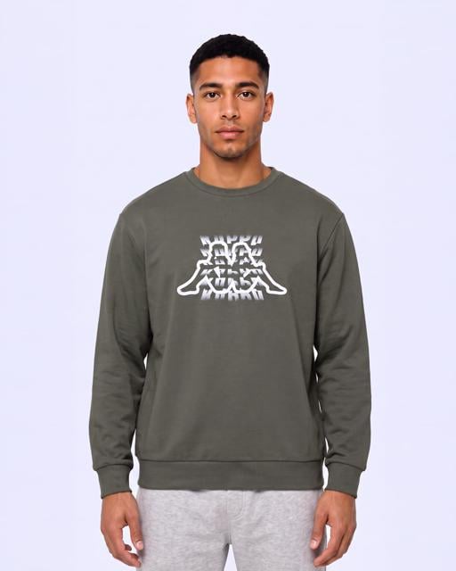 Yeşil Logo İrbidden Tur Erkek Yeşil Regular Sweatshirt - KAPPA® Türkiye