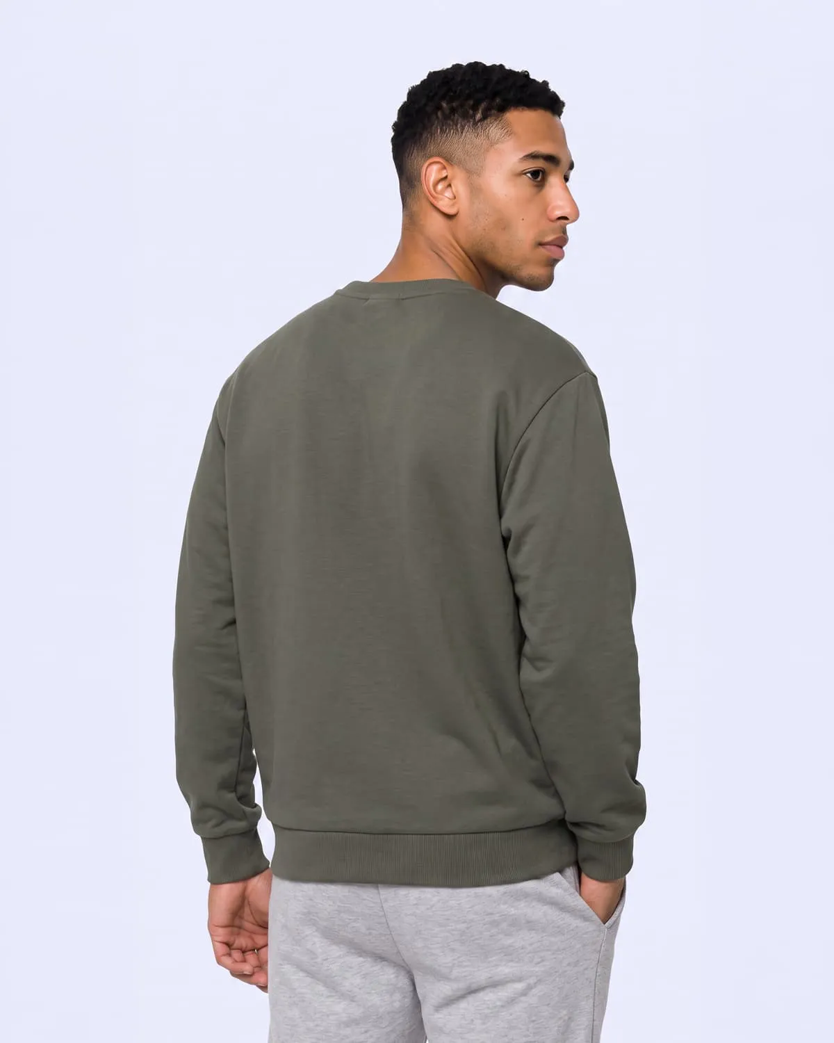 Yeşil Logo İrbidden Tur Erkek Yeşil Regular Sweatshirt