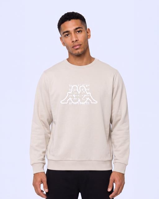 Bej Logo İrbidden Tur Erkek Bej Regular Sweatshirt - KAPPA® Türkiye