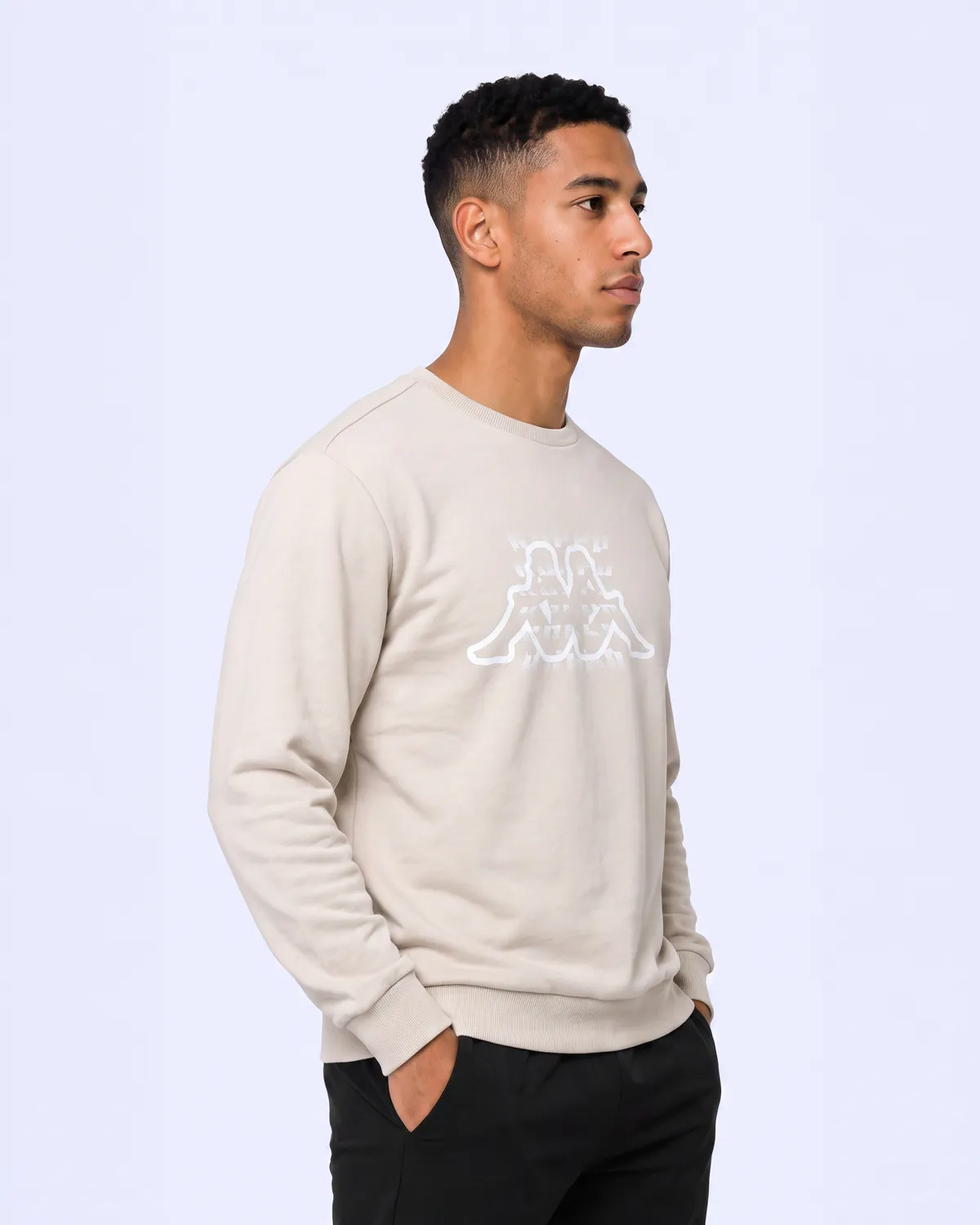 Bej Logo İrbidden Tur Erkek Bej Regular Sweatshirt