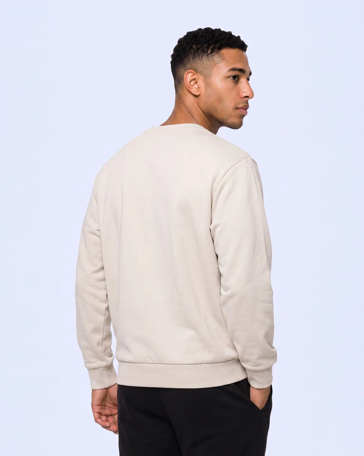 Bej Logo İrbidden Tur Erkek Bej Regular Sweatshirt