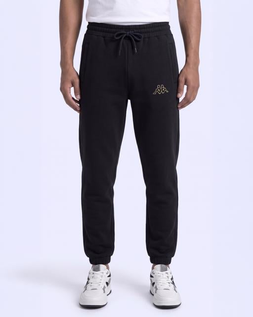 Siyah Authentic Olsix Tur Erkek Siyah Oversize Eşofman Altı - KAPPA® Türkiye