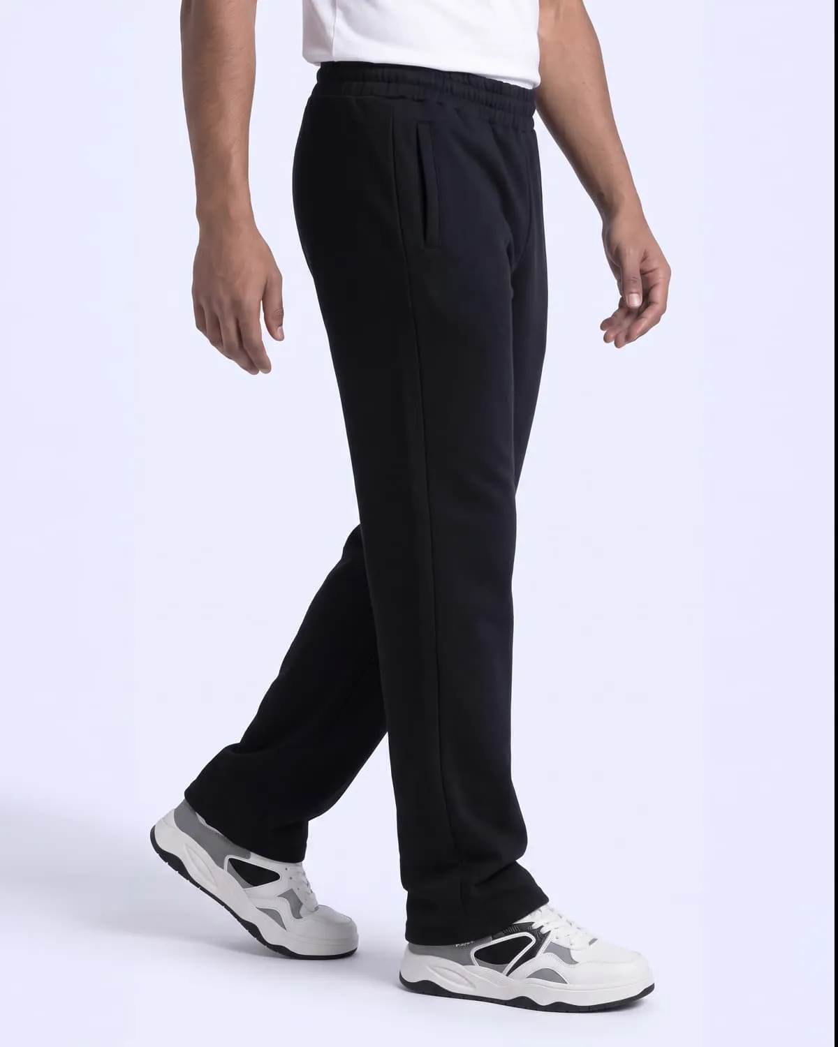 Siyah Tomas Erkek Siyah Comfort Eşofman Altı