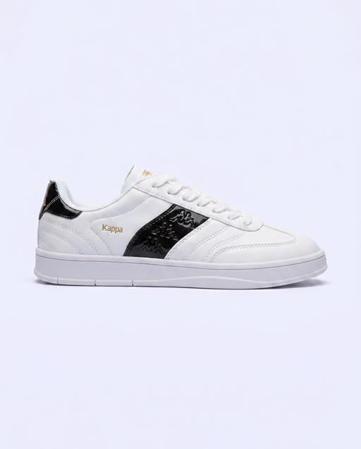 Beyaz Veludo Kadın Beyaz-Siyah Sneaker - KAPPA® Türkiye