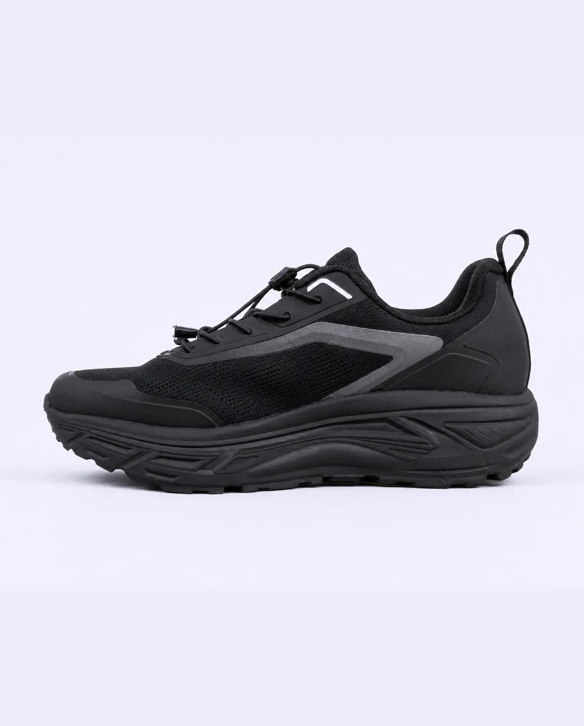 Siyah Cadarço Erkek Siyah Sneaker