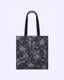 Siyah-Logo Sportyhand Bag Unisex Siyah Tote Çanta