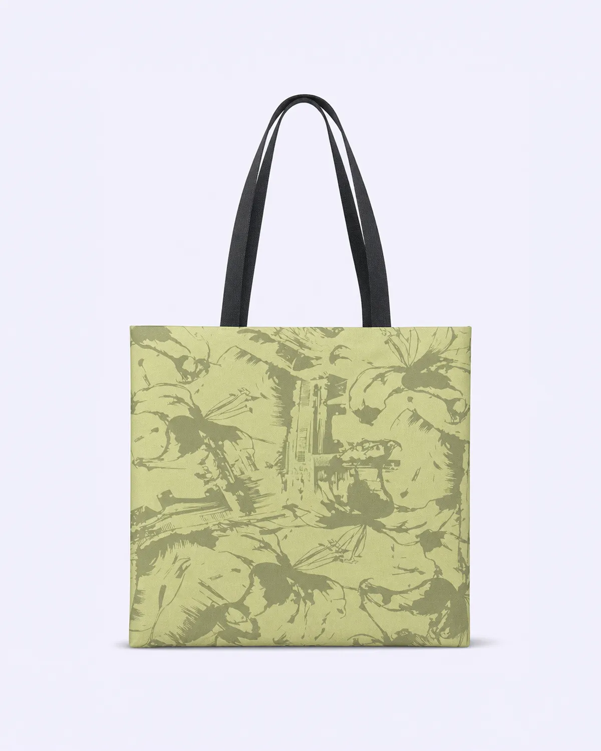 Sarı Logo Sportyhand Bag Unisex Sarı Tote Çanta