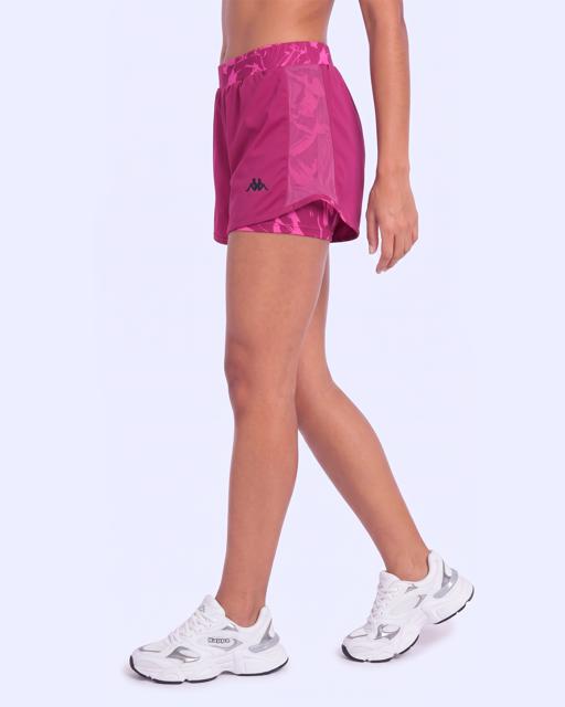 Pembe İgbax Pro Tur Kadın Fuşya Pembe Regular Taytlı Şort - KAPPA® Türkiye