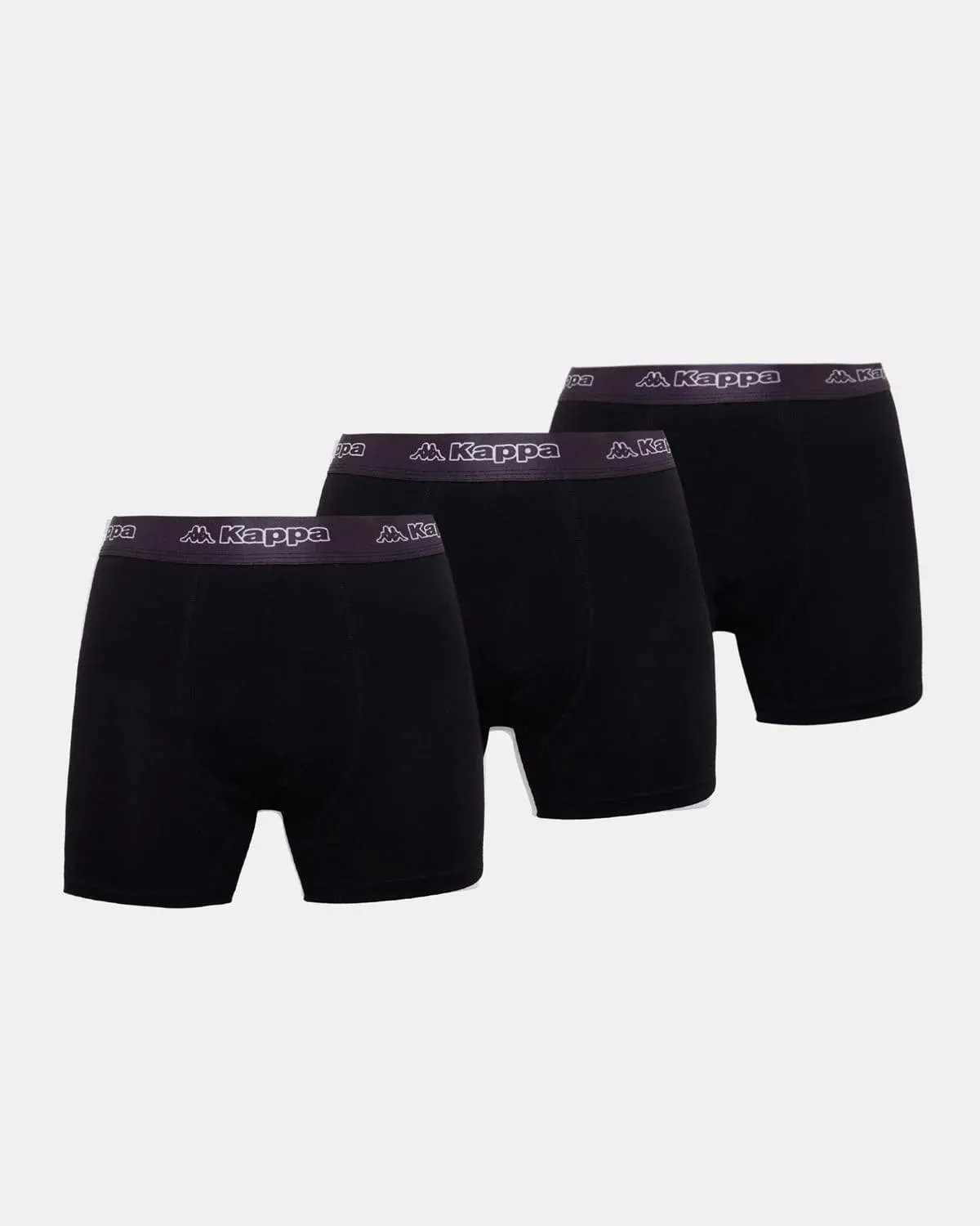 Siyah Logo Fuego 3 Pack Erkek Siyah Slim Boxer
