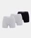 Siyah-Logo Fuego 3 Pack Erkek Siyah-Lacivert-Haki Regular Boxer