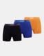 Siyah-Logo Fuego 3 Pack Erkek Siyah-Lacivert-Haki Regular Boxer