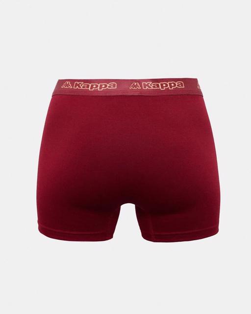 Siyah Logo Fuego 3 Pack Erkek Siyah-Lacivert-Bordo Regular Boxer - KAPPA® Türkiye