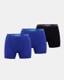 Siyah-Logo Fuego 3 Pack Erkek Siyah-Lacivert-Haki Regular Boxer