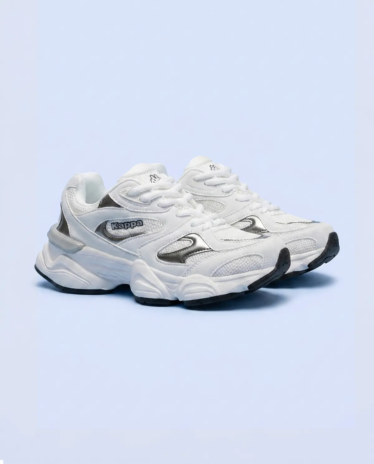 Beyaz Kp-1005 Kadın Beyaz-Gri Sneaker