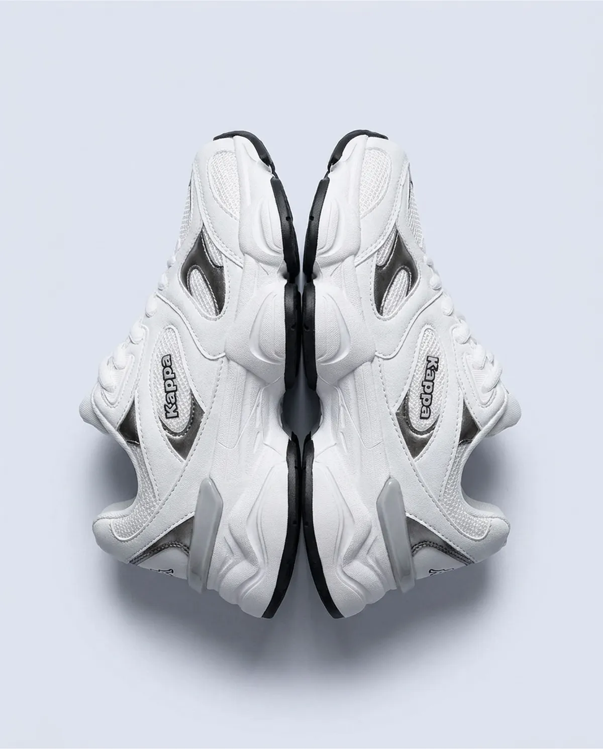 Beyaz Kp-1005 Kadın Beyaz-Gri Sneaker