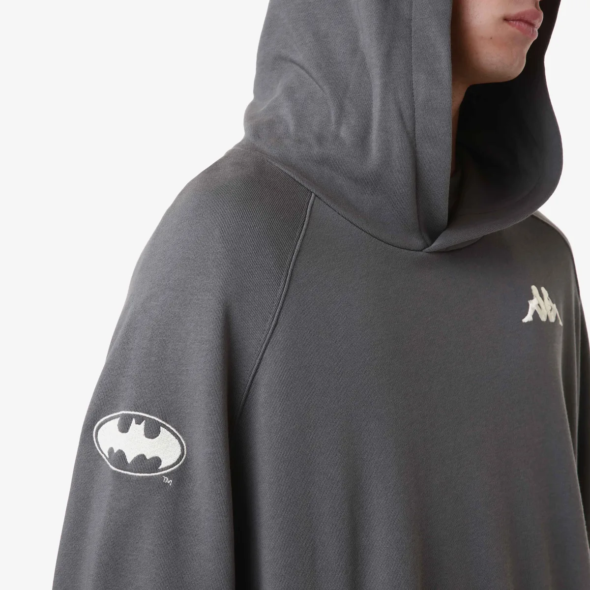 Gri Authentic Zefiro Warner Bros - Batman Erkek Gri Regular Fit Hoodie
