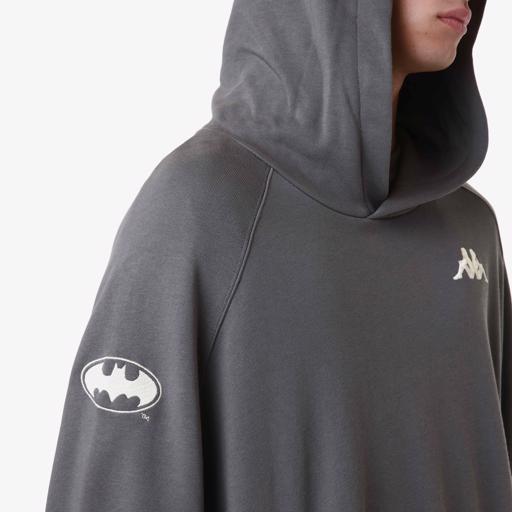 Gri Authentic Zefiro Warner Bros - Batman Erkek Gri Regular Fit Hoodie - KAPPA® Türkiye