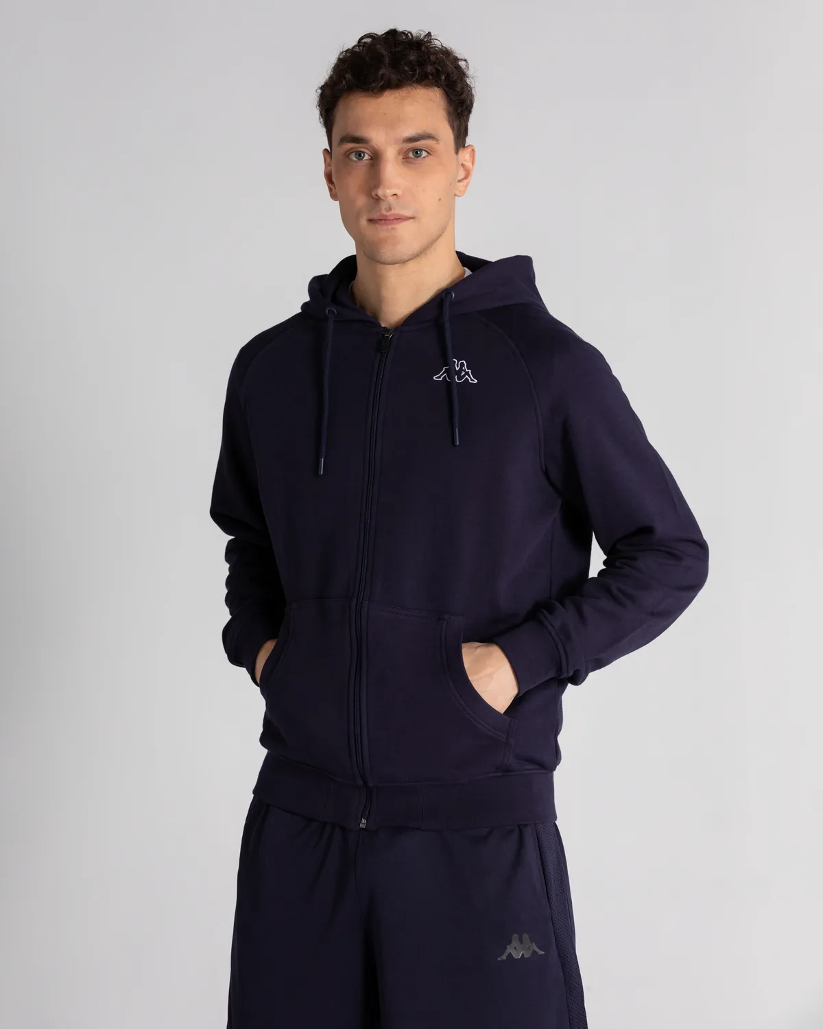 Mavi Logo Jackus Slim  Erkek Lacivert Slim Fit Fermuarlı Eşofman Üstü